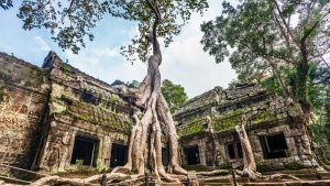 Angkor Wat in Cambodia, used in Lara Croft: Tomb Raider