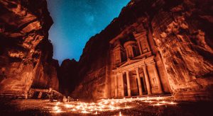 The city of Petra used in Indiana Jones and the Last Crusade