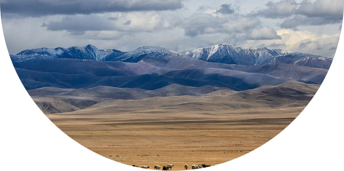 Landscape of Western Mongolia