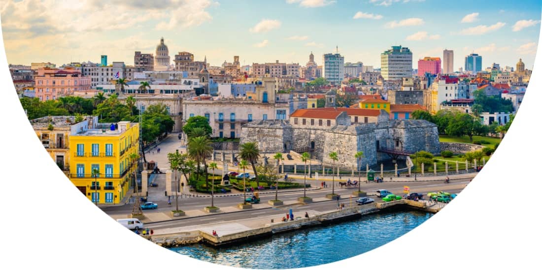 Downtown skyline of Havana, Cuba