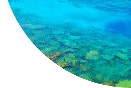 Blue sea in Cyprus