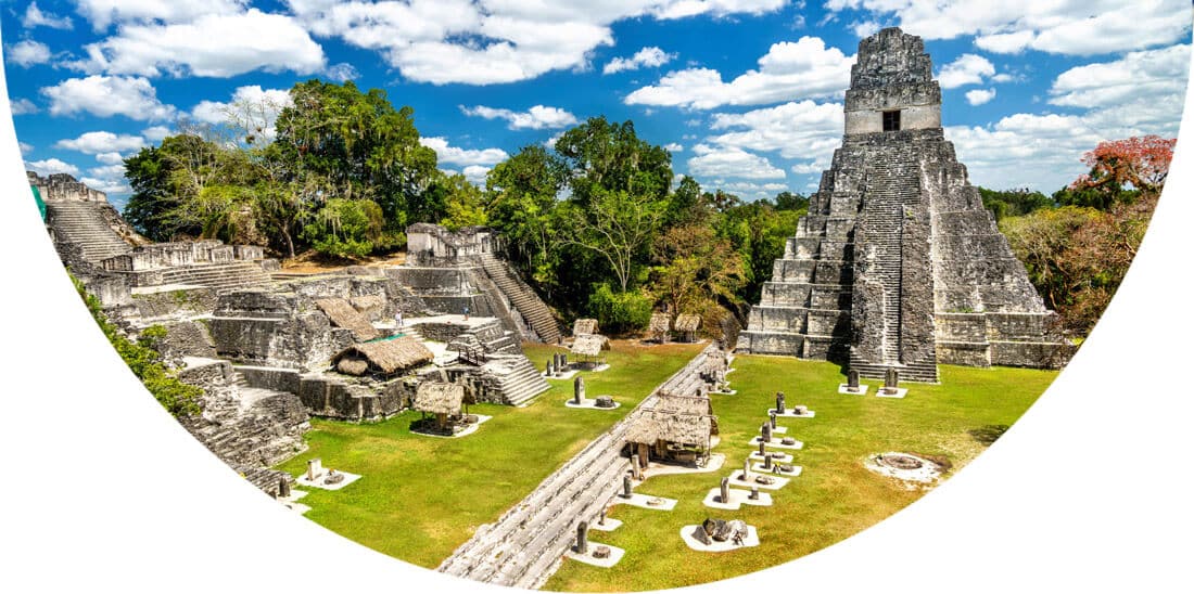 A temple in Tikal National Park, Guatemala