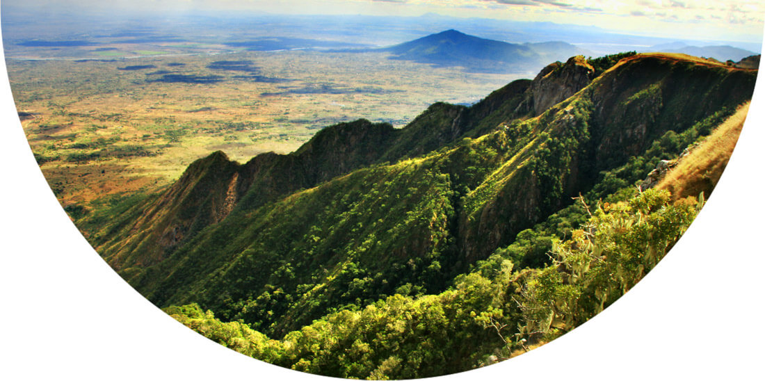 Mountainous landscape in Malawi