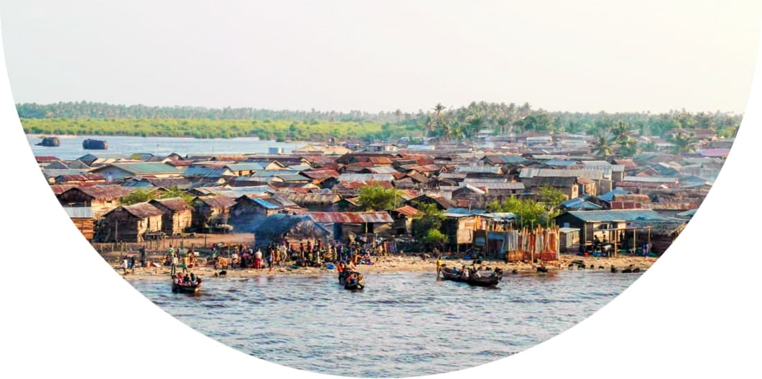 Waterside buildings, Nigeria