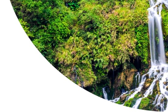 Waterfall at Taroko National Park, Hualien, Taiwan