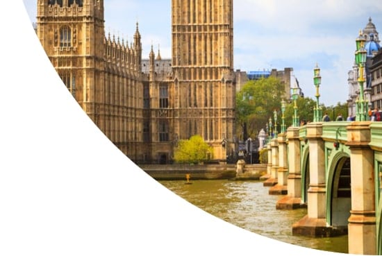 Foot of Big Ben by the river Thames, London, UK