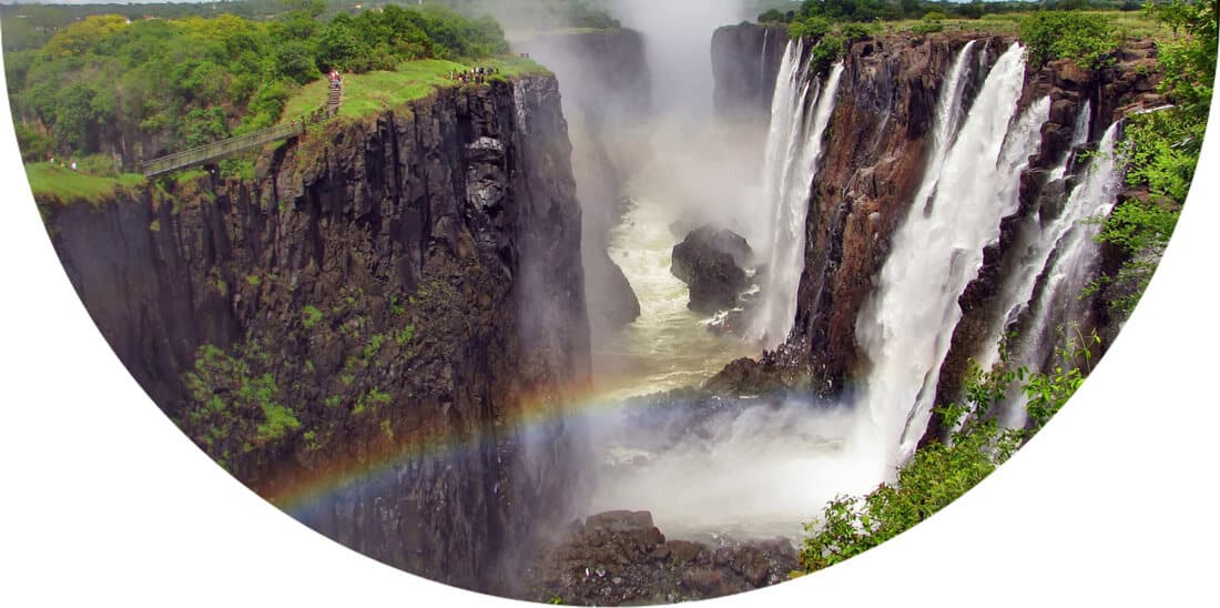 Waterfalls in Zimbabwe