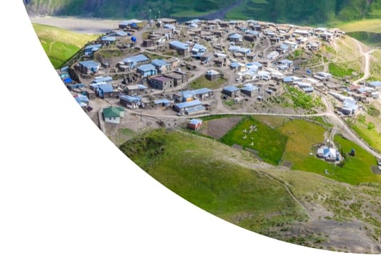 Xinaliq village in the Caucasus mountains, Azerbaijan