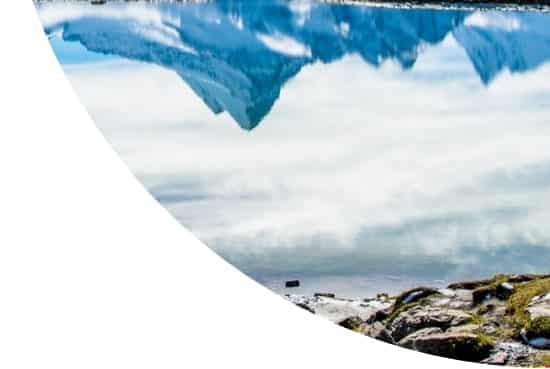 Reflection of mountain in Bachalpsee, Switzerland